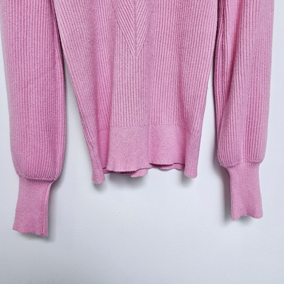 Vici Bubble Over Pink Small Ribbed Bishops Puff Sleeve 100% Algodon  Cotton - Picture 8 of 13